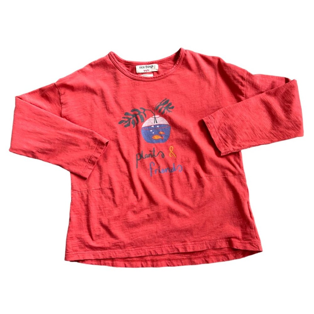 Nice Things Mini Plants & Friends Long Sleeve Tee